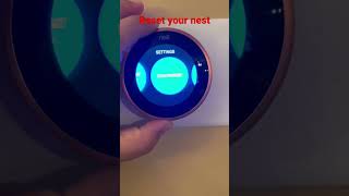 How To Reset Nest