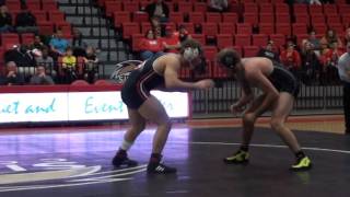 174 Jacob Morrissey (Purdue) over Jake Residori (SIUE) (Fall 4:20)