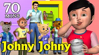 Johny Johny Yes Papa Nursery Rhyme - Kids' Songs - 3D Animation English Rhymes F