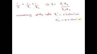 If two resistors with resistances R1 and R2 are connected in parallel, as in the figure below, then…