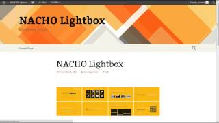 NACHO Lightbox Wordpress Plugin