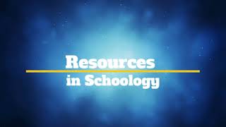 Basic Setup Series: Schoology Resources
