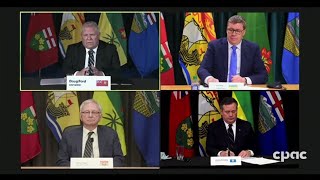 Premiers Doug Ford, Blaine Higgs, Scott Moe, & Jason Kenney on nuclear power deal, COVID-19 vaccines