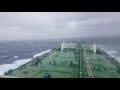 vlcc tanker in storm