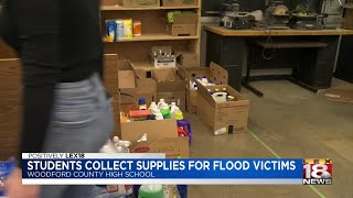 Woodford County students collect supplies for flood victims