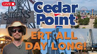 🔴 LIVE: 15-HOUR COASTERMANIA MARATHON! 🎢 Breaking Records at Cedar Point! 🧠🔥