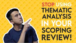 Scoping Review Analysis Methods: Making the Right Decision