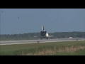 sts 131 discovery lands at kennedy space center