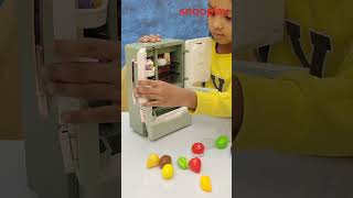 Realistic Refrigerator Pretend Play Set with Light \u0026 Sound -28 Pcs