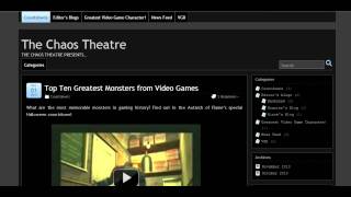 ANNOUNCEMENT: The Chaos Theatre is ONLINE! + BANNER WANTED