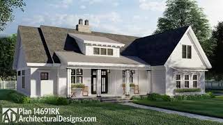 New American Modern Farmhouse Plan 14691RK | 2100 SqFt w/ 3 Bedrooms - 2 Full Baths | ADHousePlans