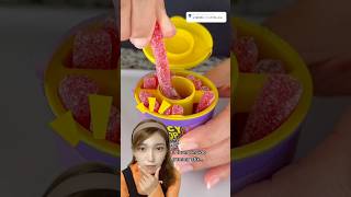 JUICY DROP GUMMY STIX｜海外で話題の「ジューシードロップ」グミを作る #ショート #shorts #ライフハック #lifehacks #juicydrop #candy