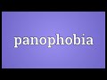 panophobia meaning