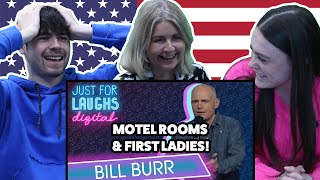 BRITISH FAMILY REACTS! BILL BURR - Motel Rooms & First Ladies