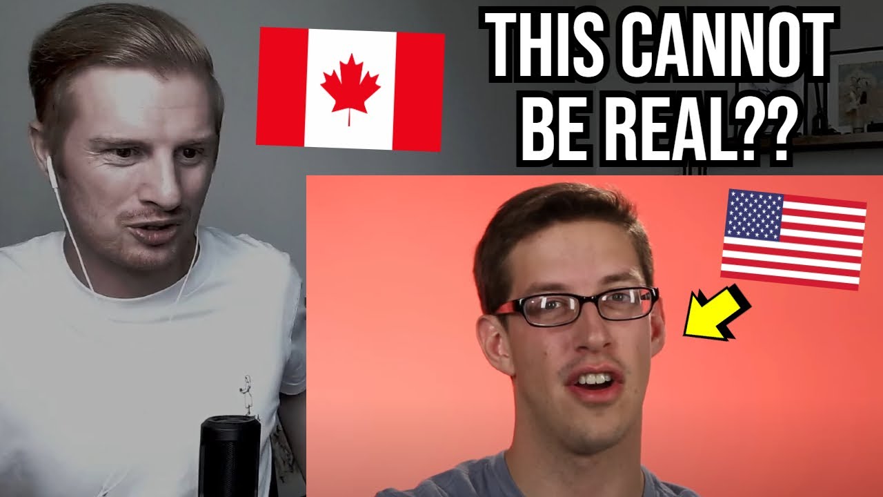 Reaction To Americans Answer Questions About Canada Youtube