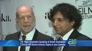 M. Night Shyamalan Speaking At Drexel Graduation