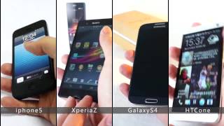 【科技美学】四大旗舰对决HTCone,GalaxyS4,iphone5,XperiaZ(上)review