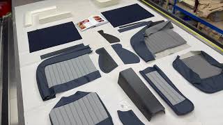 Restoring Jaguar XK120 Roadster: 'Two-Tone' Seat Kit Overview | Talking Trim w/ J-Skin