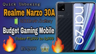 Unboxing Realme Narzo 30A | Best gaming mobile under 8000 | Bro Tech Axom | #Shorts