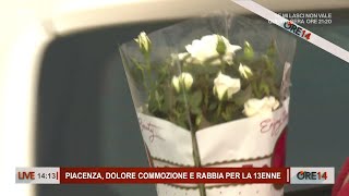 Piacenza, dolore, commozione e rabbia per le 13enne - Ore 14 del 05/11/2024