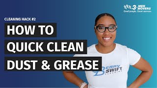 How to Quick-Clean Dust \u0026 Grease | Apartment Cleaning Hack #2