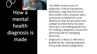 Part 1  Diagnosis, DSM Anxiety and Trauma related disorders