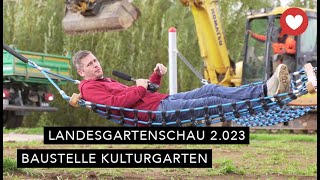 Vorschau auf die Landesgartenschau 2023 in Fulda: Rundgang im Kulturgarten | 2022 | Wir lieben Fulda