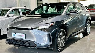 2023 Toyota bZ4X All-Electric SUV (AWD XLE) - Silver Color | Exterior and Interior Detail