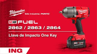 Llave Impacto ONE KEY 2862 / 2863 / 2864 - (Ingles) - Milwaukee® M18 FUEL.