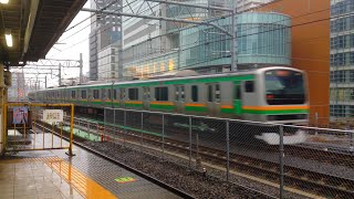 上野東京ラインE231系　秋葉原駅通過