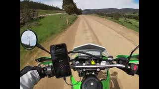 Mt Lloyd to Judbury, Tasmania  Kawasaki KLX250