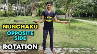 Nunchaku opposite side rotation | KarateTamizhan