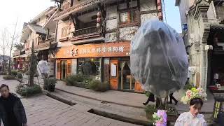 ถนนคนเดินเมืองโบราณลั่วไต้ Luodai Ancient Town 洛带古镇  เฉิงตู