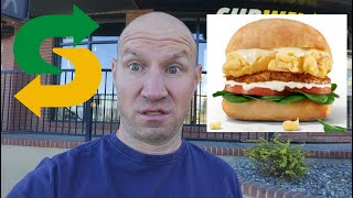 Subway's New Sausage \u0026 Egg Breakfast Sandwich!