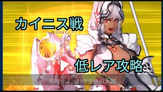 【FGO】カイニス戦ゲスト以外低レア攻略　(2部5章後半オリュンポス)