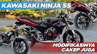 MODIFIKASI SIMPEL KAWASAKI NINJA SS 2015🔥ZEBRA 2TAK DARI KAWASAKI🔥‼️