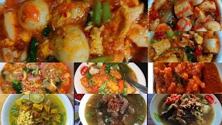 Beberapa menu masakan indonesia sebagai ide jualan di wartek maupun restoran