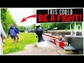 CANAL RAGE! HUGE CONFRONTATION AT A LOCK! Can I Get My Drone STUCK In a Tree Back? - 440