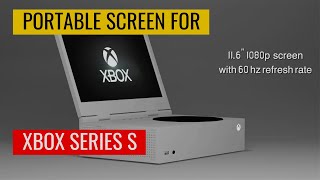 xScreen Turns Xbox Series S into a Portable Laptop-like Gaming Device | Monitor | Kickstarter