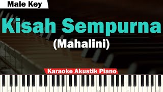 Mahalini - Kisah Sempurna Karaoke Piano & Strings MALE KEY