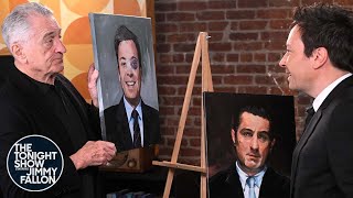 Robert De Niro and Jimmy Do the TikTok Portrait Challenge (Cold Open) | The Toni