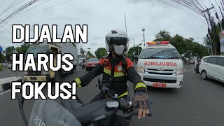 Dijalan Harus Fokus! || Escorting Ambulance Bali