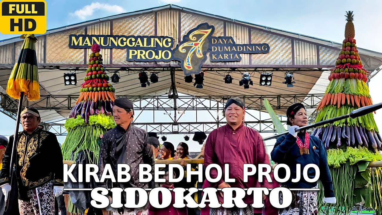 Kirab Bedhol Projo Sidokarto 2025 Upacara Bedhol Desa Kalurahan