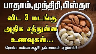 யாருக்கும் தெரியாத அதிக சத்துள்ள விலை மலிவான 3 நட்ஸ் Benefits of nuts but very lowest cost