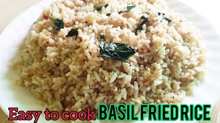 Basil Fried Rice |Easy to cook!