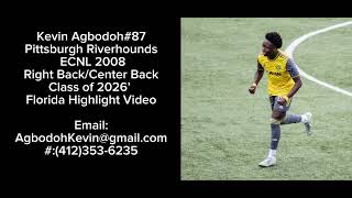 Këvin Agbodoh ECNL Florida 2025 Soccer Highlights