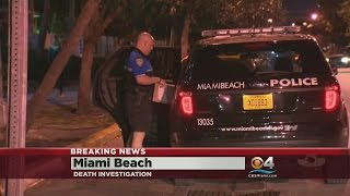 Police Working Death Investigation At South Beach Apartment Complex
