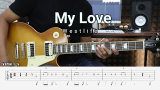 My Love - Westlife - Guitar Instrumental Cover + Tab