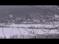 winter steam locomotive from sarrun observation deck　サルルン展望台からの冬の湿原号ＳＬ（茅沼～塘路駅）