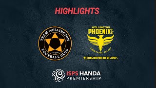 ISPS Handa Premiership: team Wellington Vs Wellington Phoenix Reserves